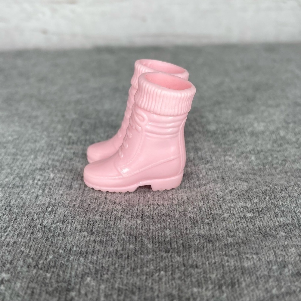 Vintage Barbie Doll‎ Pink Plastic Hiking Boots Doll Accessory 1980s-90s
